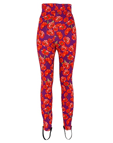 DOLCE&GABBANA Leggings Purple 46% Polyamide, 38% Polyester, 16% Elastane