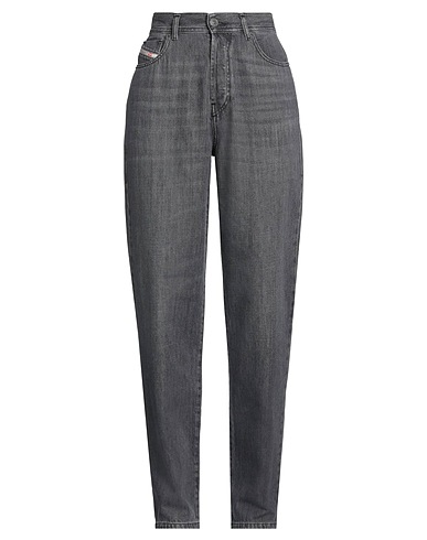 DIESEL Denim pants Grey 50% Cotton, 50% Lyocell