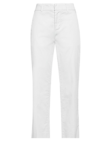 DONDUP Casual trouser Light grey 97% Cotton, 3% Elastane