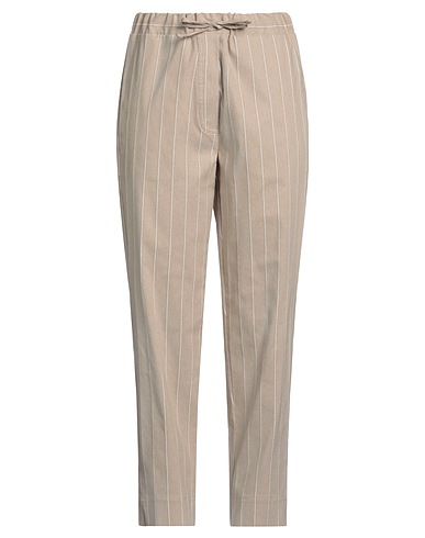 SHIRTAPORTER Casual pants Beige 100% Cotton
