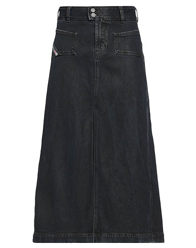 DIESEL Denim skirt Black 99% Cotton, 1% Elastane