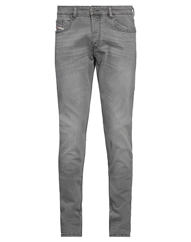 DIESEL Denim pants Grey 99% Cotton, 1% Elastane