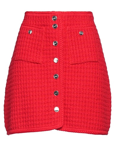 SANDRO Mini skirt 29% Cotton, 24% Polyester, 23% Polyamide, 16% Acrylic, 8% Wool
