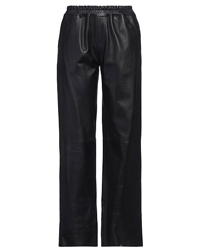SALVATORE SANTORO Casual trouser Midnight blue Ovine leather