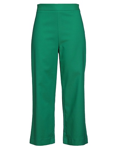 ANONYME DESIGNERS Casual trouser Green 50% Cotton, 47% Polyamide, 3% Elastane