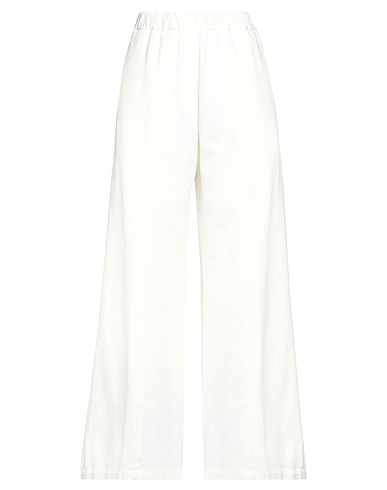 JUCCA Pantalone Bianco 95% Viscosa, 5% Elastan