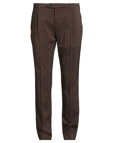 LARDINI Casual pants Khaki 100% Wool