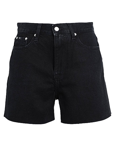 CALVIN KLEIN JEANS Shorts jeans Nero 100% Cotone