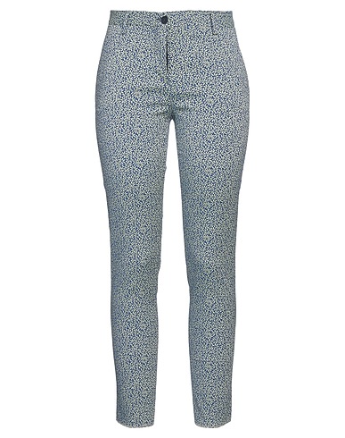BRIAN DALES Casual trouser Navy blue 97% Cotton, 3% Elastane