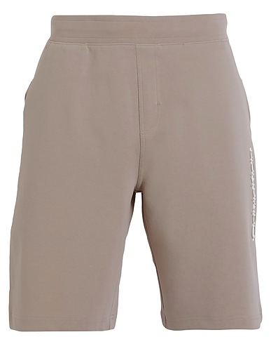 CALVIN KLEIN Shorts & Bermuda Tortora 80% Cotone, 16% Poliestere, 4% Elastan