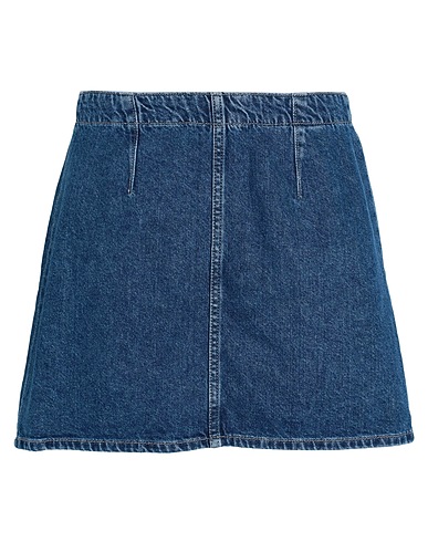 CALVIN KLEIN JEANS Rock Blau 100% Baumwolle