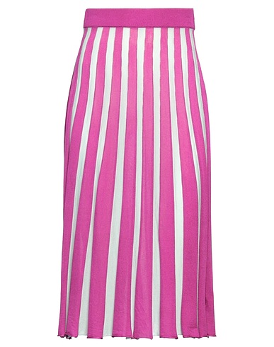 DRUMOHR Midi skirt Purple 54% Silk, 23% Viscose, 23% Virgin Wool