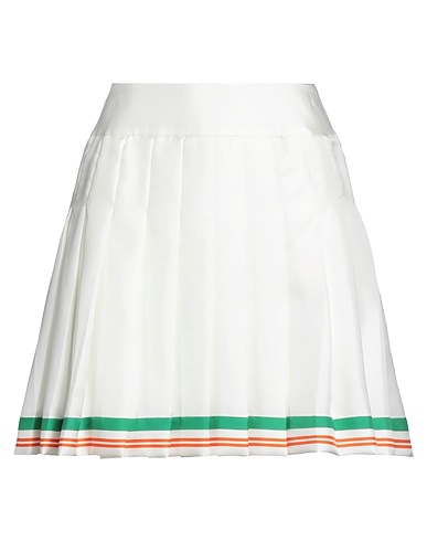 CASABLANCA Mini skirt Ivory 100% Silk
