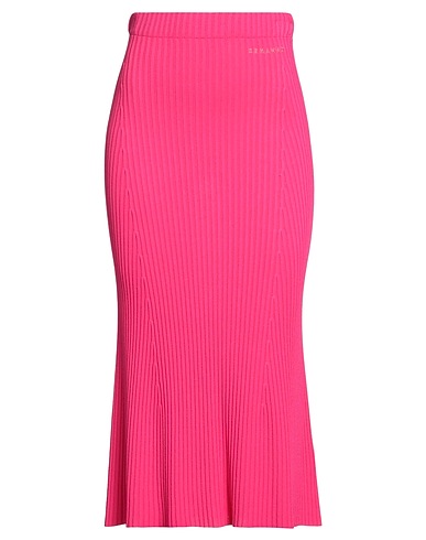 ERMANNO FIRENZE Midi skirt Fuchsia 65% Viscose, 35% Polyamide