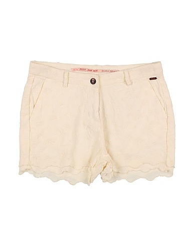 SCOTCH R'BELLE Shorts & Bermuda Ivory 100% Cotton