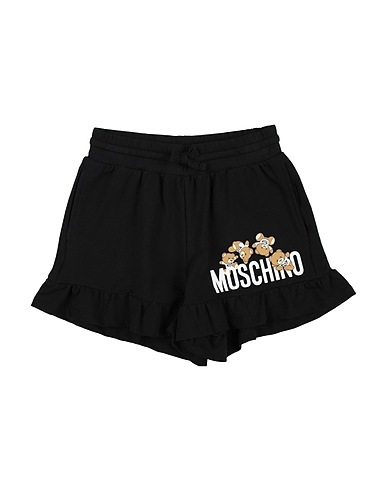 MOSCHINO KID Shorts & Bermuda Black 95% Cotton, 5% Elastane