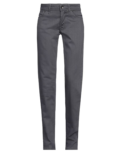 BRIAN DALES Denim trousers Lead 91% Cotton, 9% Elastane