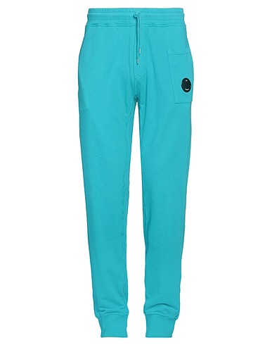 C.P. COMPANY Casual pants Turquoise 100% Cotton