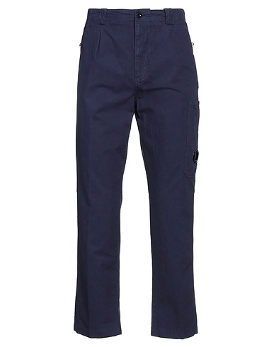 C.P. COMPANY Casual trouser Navy blue 78% Cotton, 22% Linen