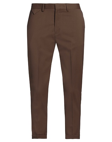 LOW BRAND Casual trouser Brown 54% Virgin Wool, 45% Polyester, 1% Elastane