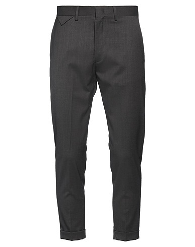 LOW BRAND Casual trouser Charcoal 54% Virgin Wool, 45% Polyester, 1% Elastane