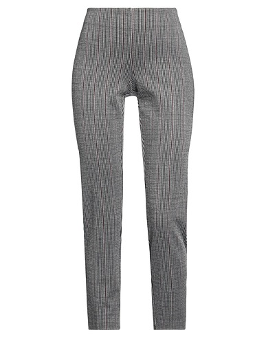LANACAPRINA Pantalone Nero 65% Rayon, 30% Poliestere, 5% Elastan