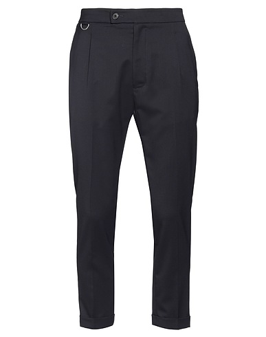 LOW BRAND Casual pants BLU NOTTE 54% Virgin Wool, 45% Polyester, 1% Elastane