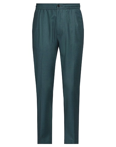 LOW BRAND Casual pants Deep teal 100% Virgin Wool