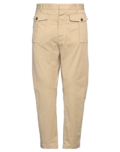 DSQUARED2 Casual trouser Beige 97% Cotton, 3% Elastane