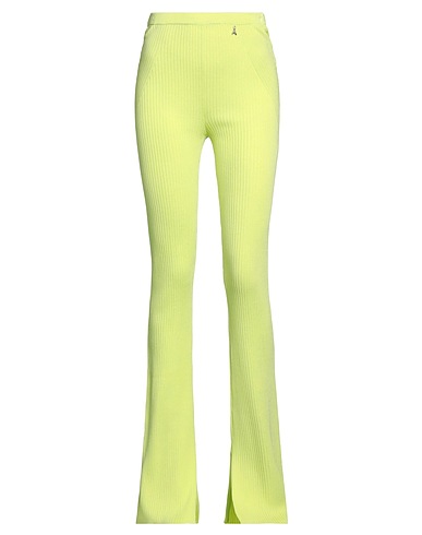 PATRIZIA PEPE Leggings Verde lime 80% Viscosa, 20% Poliammide
