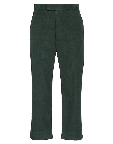 THOM BROWNE Casual pants Deep teal 100% Cotton, Polyester