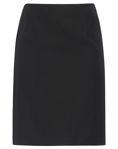 DSQUARED2 Mini skirt Black 100% Virgin Wool, Polyamide, Cotton
