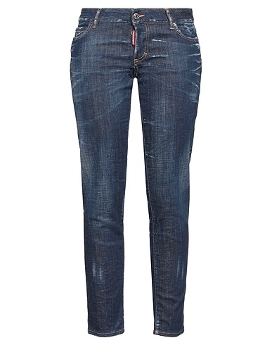 DSQUARED2 Baggy Blue 98% Cotton, 2% Elastane, Calfskin