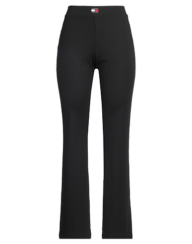 TOMMY JEANS Casual trouser Black 91% Polyester, 9% Elastane