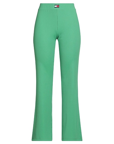 TOMMY JEANS Pantalone Verde 91% Poliestere, 9% Elastan