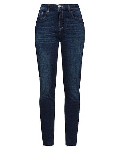 LIU •JO Denim trousers Blue 98% Cotton, 2% Elastane