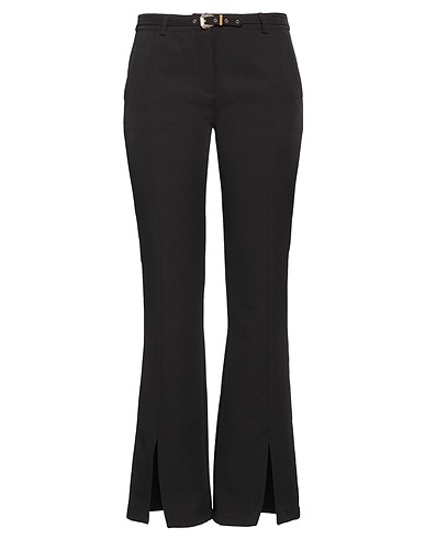 VERSACE JEANS COUTURE Casual trouser Black 93% Polyester, 7% Elastane