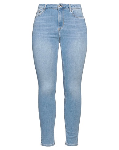 LIU •JO Denim pants Blue 70% Cotton, 14% Lyocell, 14% Polyester, 2% Elastane