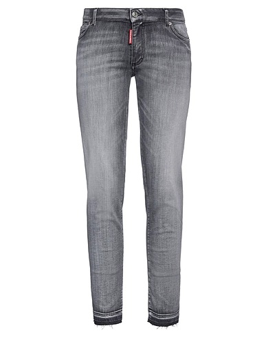 DSQUARED2 Denim pants Grey 92% Cotton, 6% Elastomultiester, 2% Elastane