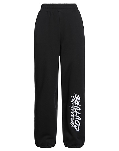 VERSACE JEANS COUTURE Casual trouser Black 100% Cotton