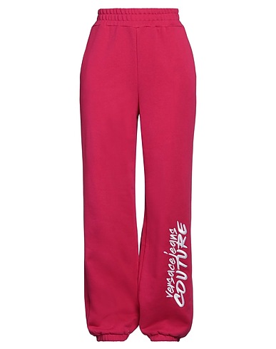 VERSACE JEANS COUTURE Pantalon Fuchsia 100% Coton