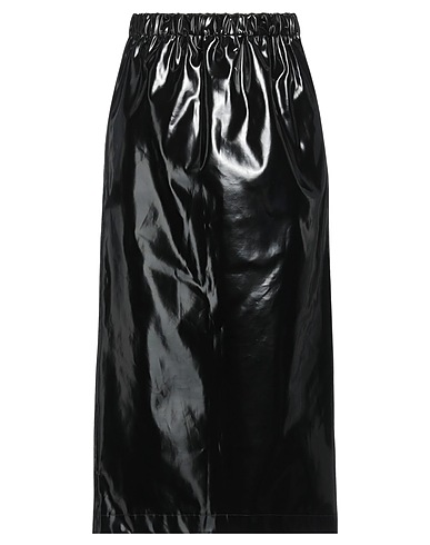 MAISON MARGIELA Midi skirt Black 98% Cotton, 2% Elastane