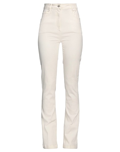 LIU •JO Bootcut Jeans Ivory 98% Cotton, 2% Elastane