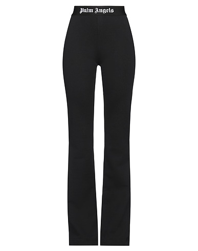 PALM ANGELS Casual trouser Black 100% Cotton, Polyamide, Polyester, Elastane