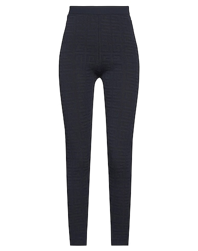 GIVENCHY Leggings Navy blue 94% Viscose, 3% Polyester, 2% Polyamide, 1% Elastane