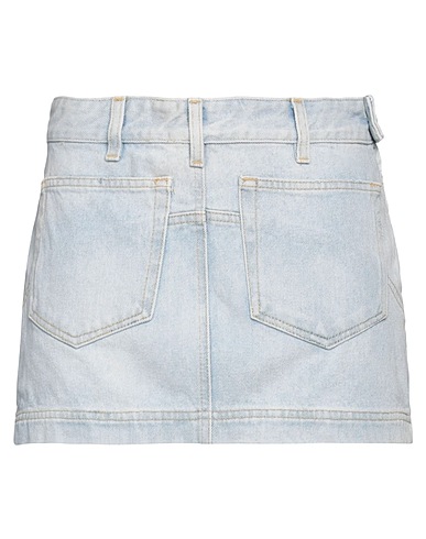 THE ATTICO Denim skirt Blue 100% Cotton