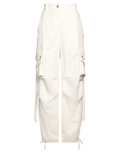 MSGM カーゴパンツ オフホワイト コットン 100%