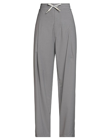 A PAPER KID Casual pants Grey 70% Polyester, 28% Viscose, 2% Elastane