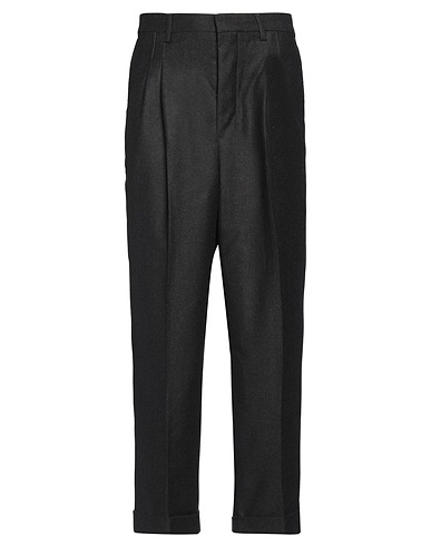 AMI ALEXANDRE MATTIUSSI Casual pants Charcoal 100% Virgin Wool