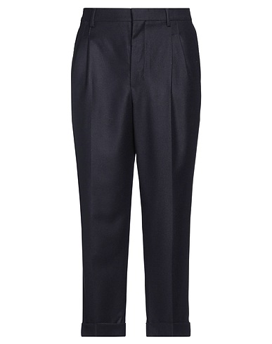 AMI ALEXANDRE MATTIUSSI Casual pants Midnight blue 100% Virgin Wool